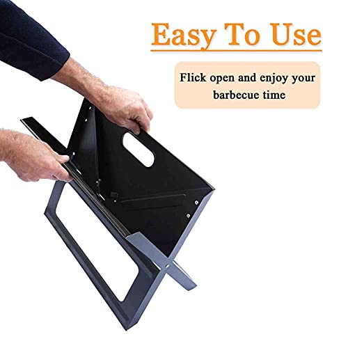 Barbecue extérieur compact pliable pour petits espaces et balcons urbains