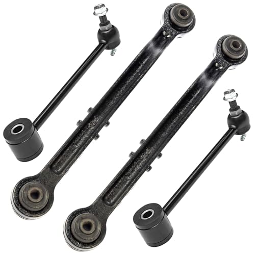 Image of Detroit Axle - Rear Control Arms Sway Bars for Chevy GMC Suburban Avalanche Yukon XL 1500 Tahoe Cadillac Escalade ESV EXT Hummer H2, 2 Upper Control Arms 2 Sway Bars Replacement