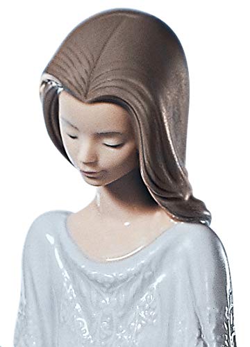 LLADRÓ Bedtime Story Mother Figurine. Porcelain Figure Figure