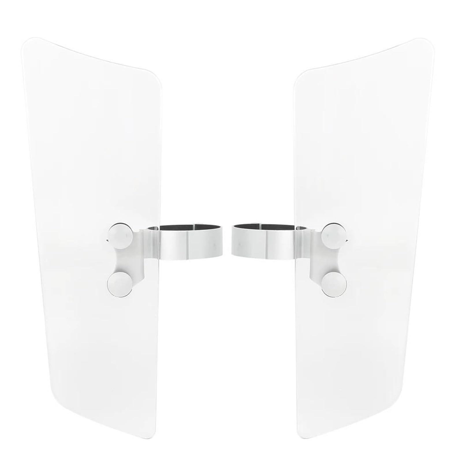 Deflettori Forcella Moto Parabrezza Universale Per Shadow ABS Plastica Trasparente/nero