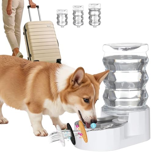 RIZZARI Automatic Gravity Pet Dispenser: Helps Prevent Urinary St...