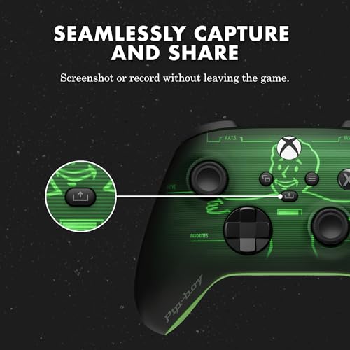 Image of Xbox Wireless Gaming Controller | Fallout Pip-Boy Edition | Console, PC, & Android | Textured Grip | Wireless, Bluetooth, USB-C Connectivity