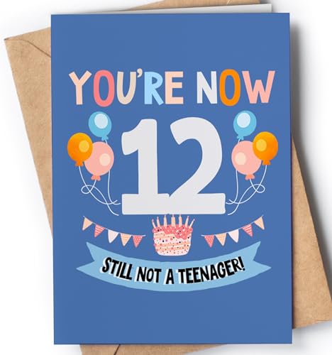 Lustige Geburtstagskarte Zum 15. – „14+1“ Design Für Jungen & Mädchen, 12,7x17,8 Cm, Mit Umschlag