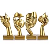 GAOSHENG The Thinker - Figura decorativa para decoración de habitación, escultura de estantería