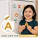 JoyCat Silicone Alphabet Magnetic Letters, 26 Uppercase ABC Fridge Magnets for Toddlers & Kids, Preschool Learning Refrigerator Toy Set, Birthday Gifts for Boys & Girls (Subtle Color)