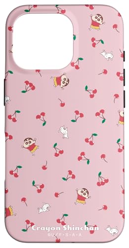 iPhone 16 Pro Crayon Shin-chan Cherry Shin-chan One Point Case