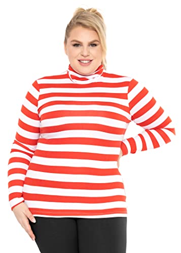 Image of Womens Turtle Neck | Long Sleeve and Sleeveless Top | Plus Size XL-7X | Tops Women White Turtleneck Women