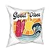 Vintage Good Vibes poszewka na poduszkę abstrakcyjna surfing poszewka na poduszkę dekoracja domu poszewki na poduszki do sypialni na sofę 45 x 45 cm