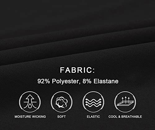 Basudam Women's Long Sleeve Pullover Quarter Zip Shirts Performance Moisture Wicking Upf 50+ For Running Workout Black S #TOP6