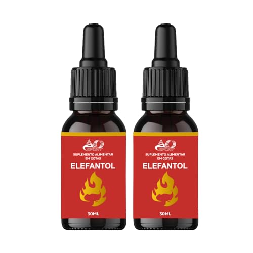 2 Elefantol Suplemento Alimentar Masculino 30ml - Elefantoll Prod...