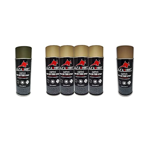 Kit de Peinture ISAF RAL 1039 bombe aérosol BW 25407 camouflage militaire