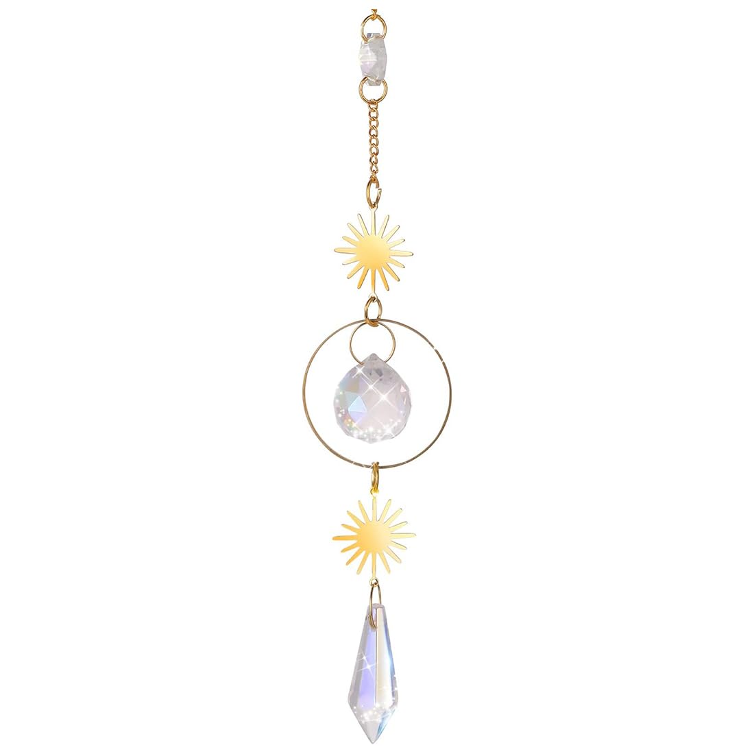 JRYXDS Sonnenfänger Kristall Windspiel, Sonnenfänger Kristal
