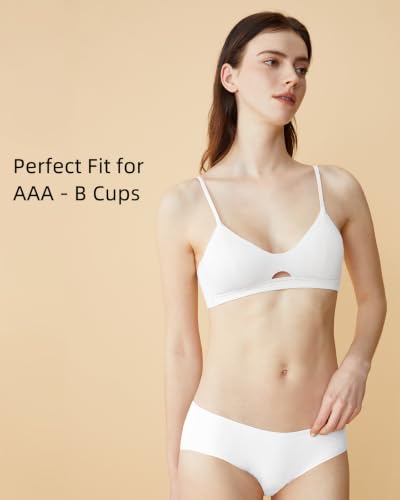 Image of Organic Cotton Bra Super Soft Wireless Bra for Women