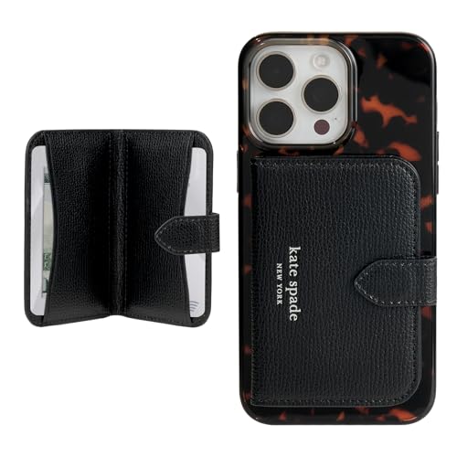 Carteira magnética Kate Spade New York Morgan para celular/porta-cartão - compatível com carteira MagSafe - preta