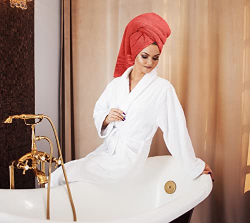 Utopia Towels Bundle Of 10 Bath Sheets & Viscose Towel Set - 2 Pack 600 Gsm Jumbo Bath Sheets - Set Of 8 Bath Linen Viscose Towels - Highly Absorbent Luxury Towels (Coral) #TOP4