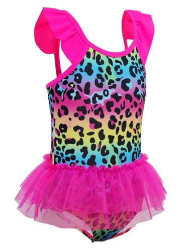 Image of Girls Swimsuit One Piece Bathing Suit Mermaid Girls' Swimwear with Double Mesh Ballet Skirt 3-9 Years