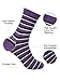 Forony Mens Dress Socks Purple Dress Socks for Men Purple Socks Combed Cotton Size 8-13 One Pair