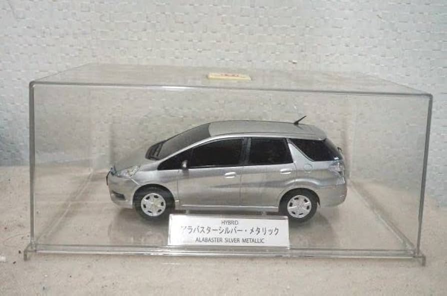 ホンダ カラーサンプル フィット ハイブリッド 1/24 ミニカー 青