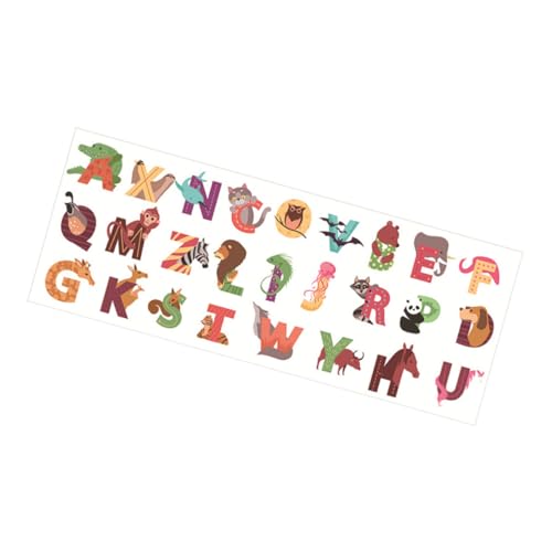 DOITOOL 26pcs Animal Alphabet Vinilos Decorativos