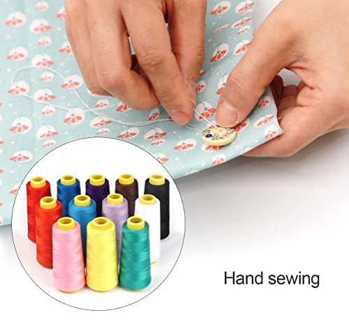 Hilo para máquina overlock con 12 conos y 100 agujas miniatura 7