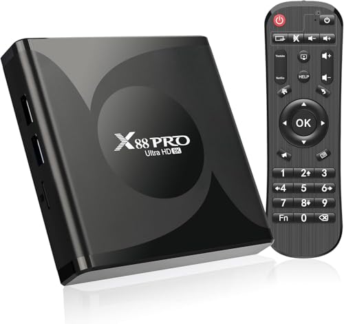 Android 13 TV Box, RK3528 Quad-Core 2GB RAM 16GB ROM, 8K, HD 2.0, Dual-Band WiFi BT5.0 Media Player