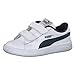 PUMA Unisex Baby Smash V2 L V INF Sneaker, White Victoria Blue, 25 EU