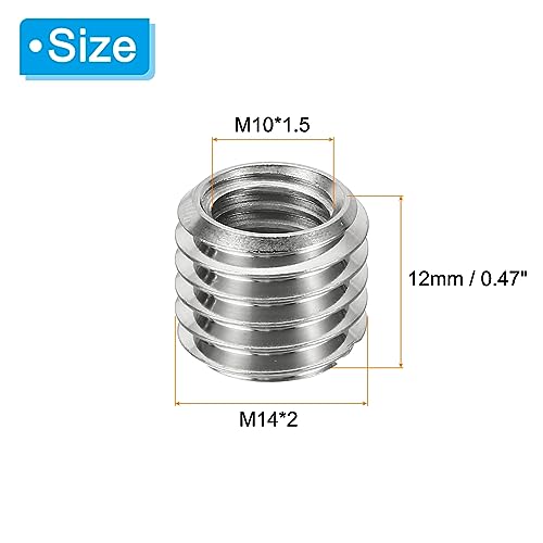 PATIKIL Thread Adapters Sleeve Reducing Nut - Image 2