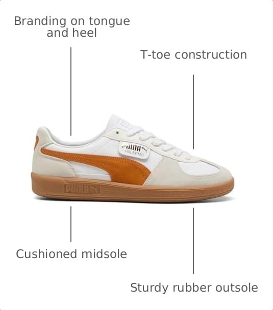 Image of Puma Mens Palermo Leather Shoes