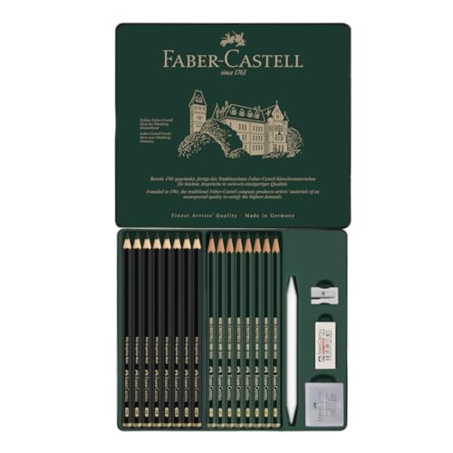 Lápices de grafito Faber-Castell Pitt Mat 8 piezas miniatura 2
