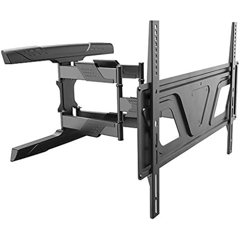 RICOO S9564 TV Bracket Tilt Swivel 37-80 Inch for LED LCD OLED Curved and Flatscreens Wall Mount Universal for VESA 300x200-600x400 Cover