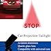 Truck Brake & Tail Light Projectors - Logo, Stop Flag & Rear Warning, Car Door & Fog - Anti-Collision