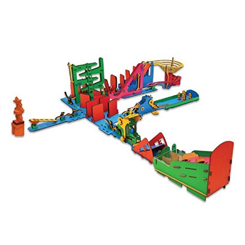 Image of Smartivity Marble Slide & Dominoes for Boys & Girls ages 8,9,10,11+ year old, STEM, Learning, Educational, Construction Activity Toy Gift Bundle