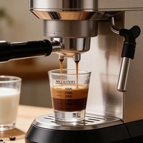 Vaso medidor de vidrio 1.5 oz, pack de 2 miniatura 2