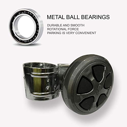 Image of Oshotto Power Handle (SK-013) Car Steering Wheel Knob Compatible with Ford Aspire (Black)