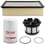 7.3L Diesel Fuel Filter Air, Oil Filter Kit Compatible with Ford Vehicle Super Duty F250, F350, F450, F550 1999-2003 7.3L Powerstroke Replace# FD4596, FL1995, FA1750