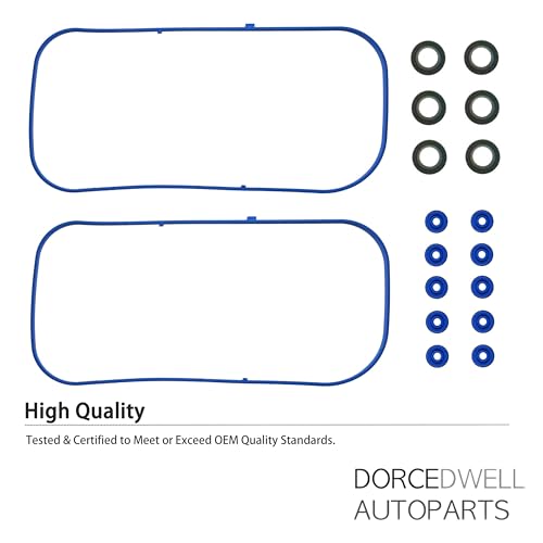 Image of Engine Valve Cover Gasket Set - VS50607R 0361708 for Honda Pilot - Fits Acura MDX RL TL 3.5L Honda Accord 3.0L 2003-2004 Odyssey Pilot Ridgeline 3.5L 2006-2008 Saturn Vue 3.5L 2004-2007