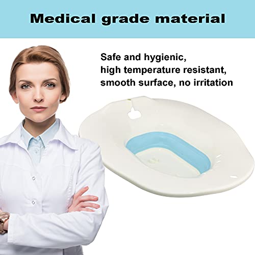 ALveppaa Sitz Bath for Toilet Seat, Designed Sitz Bath for Hemorrhoid