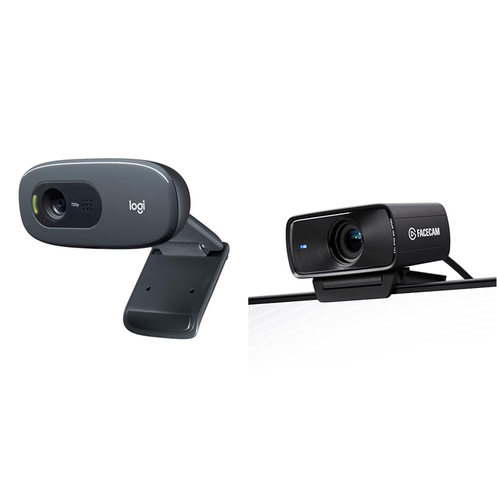 Webcam Elgato Facecam MK.2 et Logitech C270 pour optimiser le télétravail