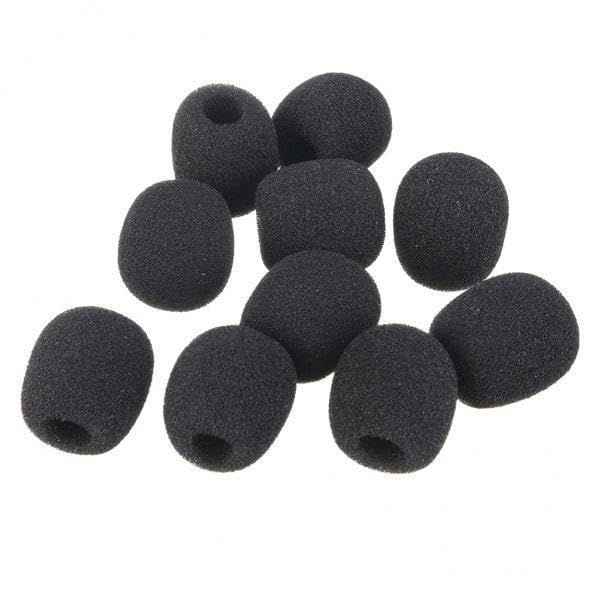 ATORSE 8x10Pcs Small Foam Covers Windscreen Windshield for Microphone 18mm x 8mm-picture-10