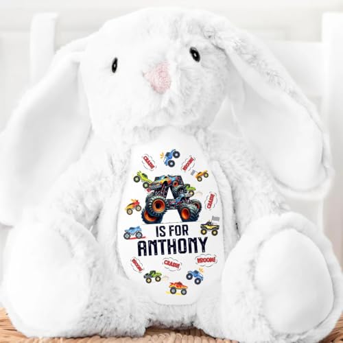 Personalized Back to School Bunny – Custom Plush Keepsake for Kids | Cuddle Buddy with Custom Name | Perfect Gift for New Beginnings - Image 2