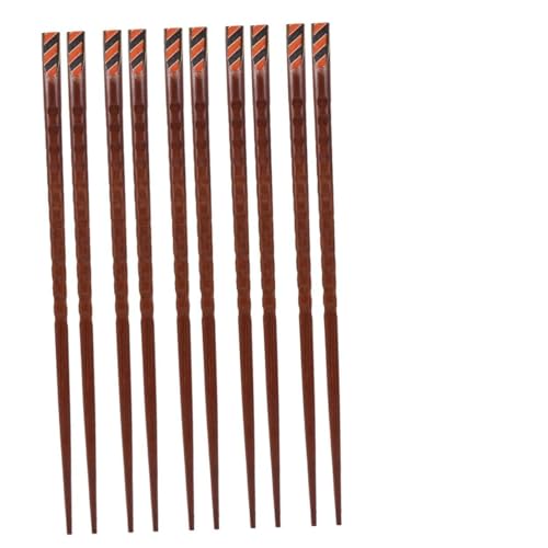 Ciieeo 5 Pares de Palillos de Madera Puntiagudos Palillos Creativos para Adultos Niños Y Niñas Juego de Vajilla