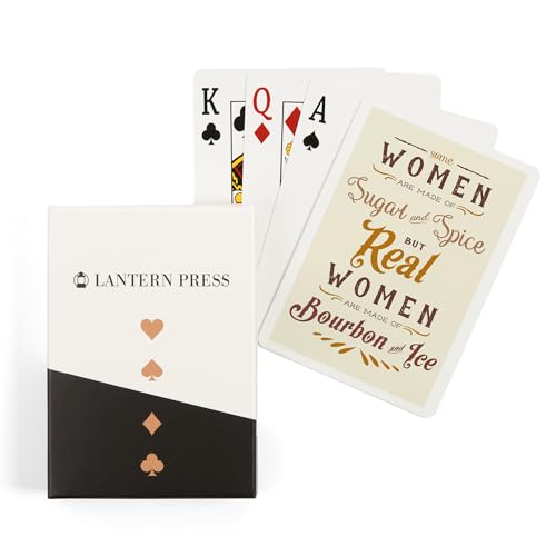 Baraja Bourbon and Ice, 52 naipes poker para adultos