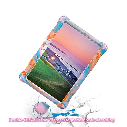 Sfulatdc Silicone Tablet Case with 360 Rotating Kickstand Strap/Shoulder Strap/Handle Compatible with Victbing 10 - Image 2