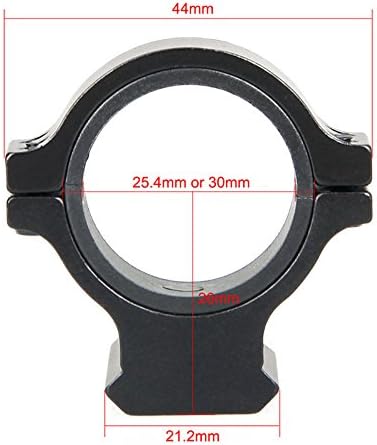 DLP Tactical 1” / 25mm / 30mm Scope Ring Adaptor with Picatinny Rail Mount