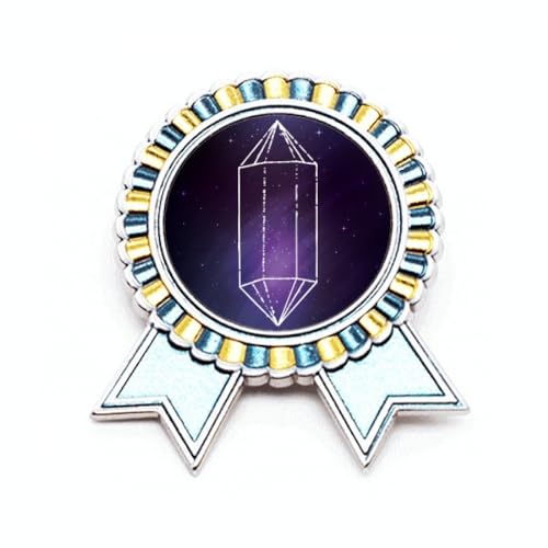 Broche en forme d'étoile en métal taille M Crystal Universe pour accessoiriser un manteau