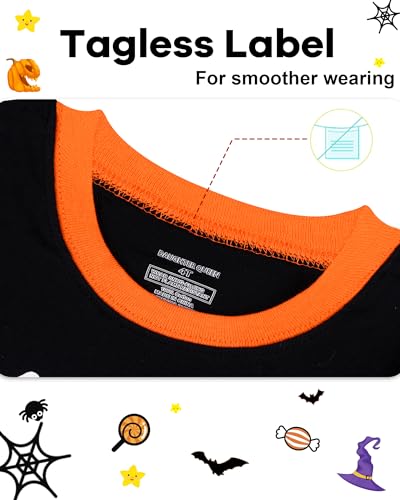 Image of DAUGHTER QUEEN Boys & Girls 100% Cotton Halloween & Christmas PJS 18M-12Y