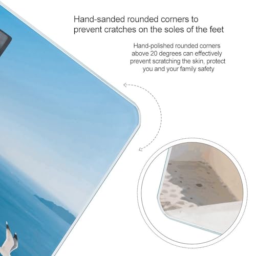 Báscula digital para baño Santorini con sensores precisos miniatura 4