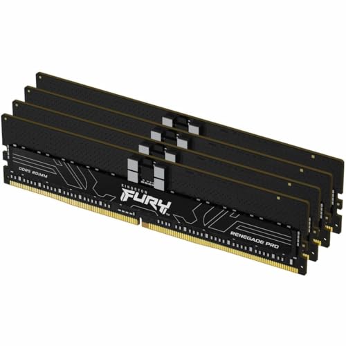 Image of Kingston Fury Renegade Pro Expo 128GB 6000MT /s DDR5 ECC Reg CL32 DIMM (Kit of 4) Memory Overclockable ECC Registered DIMM- KF560R32RBEK4-128