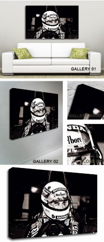 Peinture à l'huile de Ayrton Senna pour sublimer votre bureau de passionné