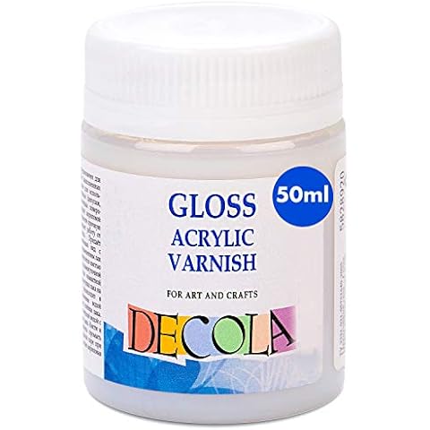 Decola - Acryl Lack Glänzend | 50 ml Glanzlack für Acrylfarben | Schützt Ihre Kunstwerke vor UV-Stahlung, Staub und Vergilbung | Von Nevskaya Palitra Cover